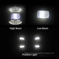 Cherokee yj xj High/Bellstrahl Offroad Lastwagen Licht 7 Zoll runde LED -Scheinwerfer